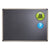 Quartet® Prestige Euro-Style Embossed Foam Bulletin Board, 48 x 34 7/16, Black/Alum Frame (QRTB364T)