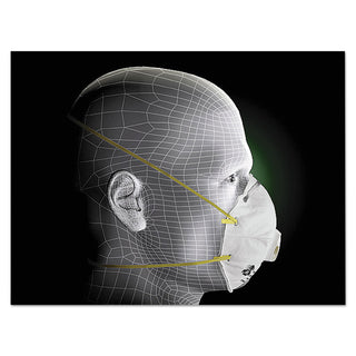 3M™ Particulate Respirator 8210V, N95, Cool Flow Valve, 10/Box (MMM8210V)