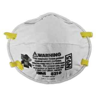 3M™ Lightweight Particulate Respirator 8210, N95, 20/Box (MMM8210) (MMM8210)