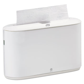 Tork® Countertop Towel Dispenser, White, Plastic, 14.76" x 6.69" x 10.43" (TRK302020)
