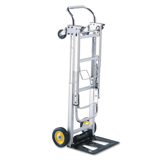 Safco® HideAway Convertible Truck, 400 lb Capacity, 15.5 x 43 x 36, Aluminum (SAF4050)