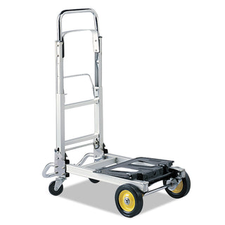 Safco® HideAway Convertible Truck, 400 lb Capacity, 15.5 x 43 x 36, Aluminum (SAF4050)