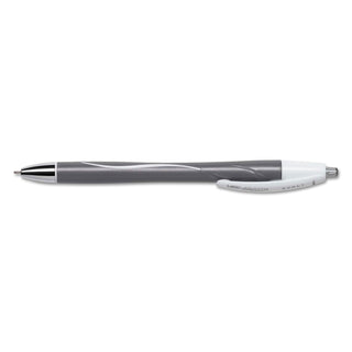 BIC® Atlantis Exact Retractable Ballpoint Pen, 0.7mm, Black Ink/Barrel, Dozen (BICVCGN11BK)