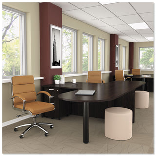Alera® Valencia Series D Top Desk, 71w x 35.5d x 29.63h, Espresso (ALEVA277236ES)