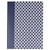 Universal® Casebound Hardcover Notebook, 1-Subject, Wide/Legal Rule, Dark Blue/White Cover, (150) 10.25 x 7.63 Sheets (UNV66351)