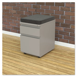 Alera® Seat Cushion for File Pedestals, 14.88w x 19.13d x 2.13h, Smoke (ALEPC1511)