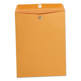Universal® Kraft Clasp Envelope, #93, Square Flap, Clasp/Gummed Closure, 9.5 x 12.5, Brown Kraft, 100/Box (UNV35265)