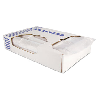 Heritage High-Density Waste Can Liners, 56 gal, 22 mic, 46" x 50", Natural, 20 Bags/Roll, 5 Rolls/Carton (HERZ9250WNR01)