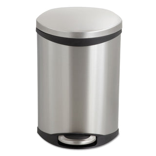 Safco® Step-On Medical Receptacle, 3 gal, Stainless Steel (SAF9901SS)