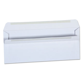 Universal® Self-Seal Business Envelope, #10, Square Flap, Self-Adhesive Closure, 4.13 x 9.5, White, 500/Box (UNV36100)