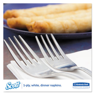 Scott® Dinner Napkins, White, 2 Ply, Case of 3000 (98200KIM)