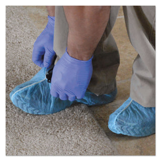 KleenGuard™ A10 Light Duty Shoe Covers, Polypropylene, One Size Fits All, Blue, 300/Carton (36811KIM)