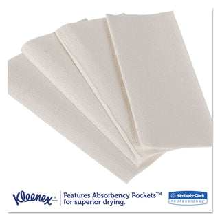 Kleenex® Premiere Folded Towels, 1-Ply, 7.8 x 12.4, White, 120/Pack, 25 Packs/Carton (KIM13253)