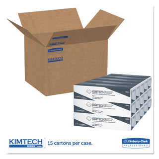 Kimtech™ Precision Wiper, POP-UP Box, 1-Ply, 14.7 x 16.6, Unscented, White, 144/Box, 15 Boxes/Carton (05514KIM)