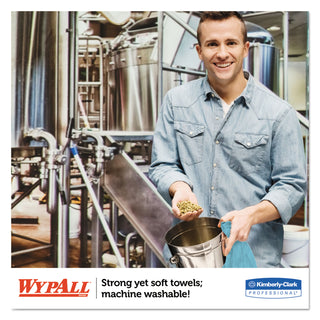 WypAll® X70 Foodservice Towels, 1/4 Fold, 12.5 x 23.5, Unscented, Blue, 300/Carton (KCC05927)