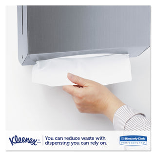 Kleenex® Premiere Folded Towels, 1-Ply, 7.8 x 12.4, White, 120/Pack, 25 Packs/Carton (KIM13253)