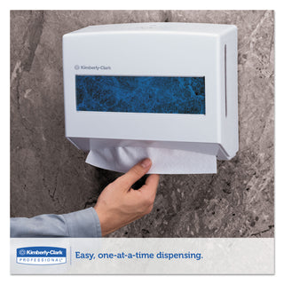 Kimberly-Clark Professional Scottfold Compact Towel Dispenser, 10.75 x 4.75 x 9, Pearl White (KCC09217)