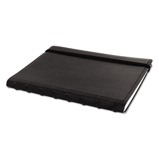 Filofax® Notebook, 1-Subject, Medium/College Rule, Black Cover, (112) 8.25 x 5.81 Sheets (REDB115007U)