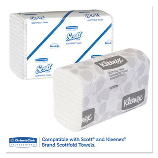 Kimberly-Clark Professional Scottfold Compact Towel Dispenser, 10.75 x 4.75 x 9, Pearl White (KCC09217)