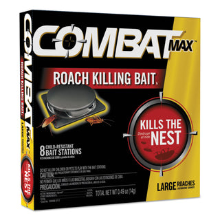 Combat® Roach Bait Insecticide, 0.49 oz Bait, 8/Pack, 12 Pack/Carton (DIA51913)