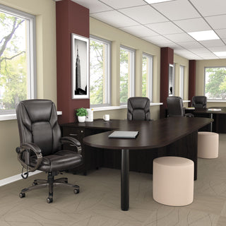 Alera® Valencia Series D Top Desk, 71w x 35.5d x 29.63h, Espresso (ALEVA277236ES)