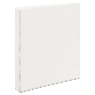Avery® Heavy-Duty Non Stick View Binder with DuraHinge and Slant Rings, 3 Rings, 1" Capacity, 11 x 8.5, White (AVE05304)
