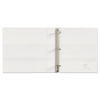 Avery® Heavy-Duty Non Stick View Binder with DuraHinge and Slant Rings, 3 Rings, 1.5" Capacity, 11 x 8.5, White (AVE05404)