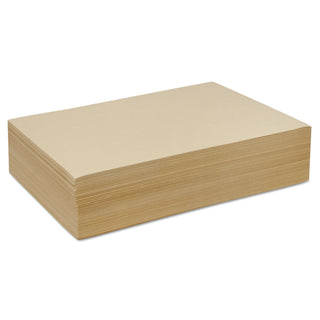 Pacon® Cream Manila Drawing Paper, 60lb, 12 x 18, Cream Manila, 500/Pack (PAC4212)