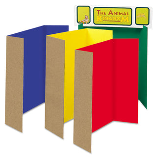 Pacon® Spotlight Corrugated Presentation Display Boards, 48 x 36, Assorted, 4/Carton (PAC37654)