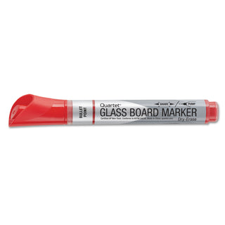 Quartet® Premium Glass Board Dry Erase Marker, Broad Bullet Tip, Assorted Colors, 4/Pack (QRT79552)