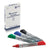 Quartet® Premium Glass Board Dry Erase Marker, Broad Bullet Tip, Assorted Colors, 4/Pack (QRT79552)
