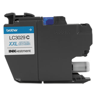 Brother LC3029C INKvestment Super High-Yield Ink, 1500 Page-Yield, Cyan (BRTLC3029C)