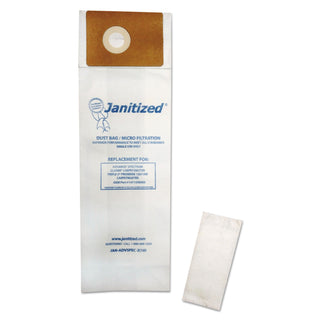 Janitized® Vacuum Filter Bags Designed to Fit Advance Spectrum CarpetMaster, 100/Carton (APCJANADVSPEC21)