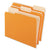 Pendaflex® Interior File Folders, 1/3-Cut Tabs, Letter Size, Orange, 100/Box (ESS421013ORA)