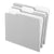 Pendaflex® Interior File Folders, 1/3-Cut Tabs, Letter Size, Gray, 100/Box (ESS421013GRA)