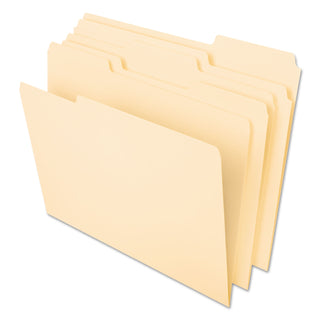 Pendaflex® Interior File Folders, 1/3-Cut Tabs, Letter Size, Manila, 100/Box (ESS421013)