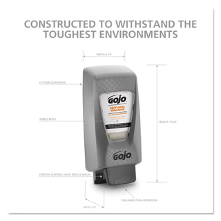 GOJO® Dispensers, Pro TDX, Dark Gray, 2,000 mL (GOJ720001)
