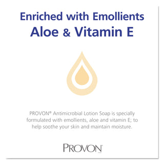 PROVON® Antimicrobial Lotion Soap, Floral Balsam, 1000 mL Refill, 8/Carton (GOJ2118-08)