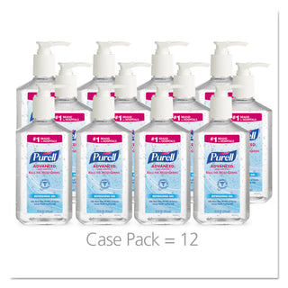 PURELL® Advanced Hand Sanitizer Refreshing Gel, Clean Scent, 12 oz Pump Bottle (GOJ365912CT)