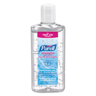 PURELL® Advanced Hand Sanitizer Refreshing Gel, Clean Scent, 4 oz Flip-Cap Bottle, 24/Carton (965124GOJ)