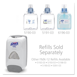 PURELL® FMX-12 Foam Hand Sanitizer Dispenser For 1200 mL Refill, 6.6" x 5.13" x 11", White (GOJ5120-06)