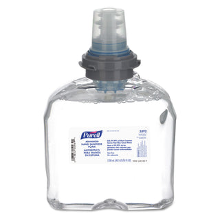 PURELL® Advanced TFX Foam Instant Hand Sanitizer Refill, 1200 mL, White (GOJ539202CT) (GOJ539202-2PK)