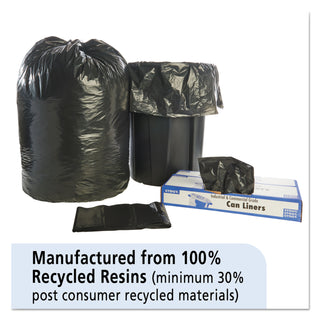 Stout® by Envision™ Total Recycled Content Plastic Trash Bags, 60 gal, 1.5 mil, 38" x 60", Brown/Black, 100/Carton (STUT3860B15)