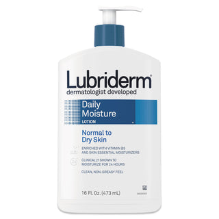 Lubriderm® Skin Therapy Hand and Body Lotion, 16 oz Pump Bottle, 12/Carton (PFI48323)