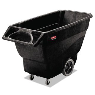 Rubbermaid® Commercial Structural Foam Tilt Truck, 151 gal, 600 lb Capacity, Plastic, Black (RCP1011BLA)