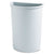 Rubbermaid® Commercial Untouchable Half-Round Plastic Receptacle, 21 gal, Plastic, Gray (RUB352000GRAY)