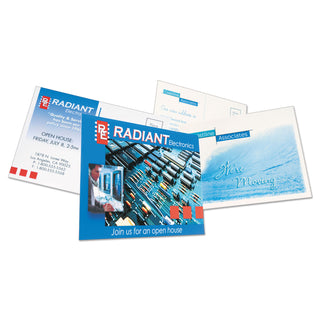 Avery® Postcards, Inkjet, 4 x 6, 2 Cards/Sheet, White, 100 Cards/Box (AVE8386)