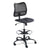 Safco® Vue Series Mesh Extended-Height Chair, 33" Seat Height, Supports up to 250 lbs., Black Seat/Black Back, Black Base (SAF3395BV)