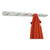 Safco® Nail Head Wall Coat Rack, Six Hooks, Metal, 36w x 2.75d x 2h, Satin (SAF4202)