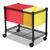 Safco® Wire Mobile File, One-Shelf, 14w x 24d x 20.5h, Black (SAF5201BL)
